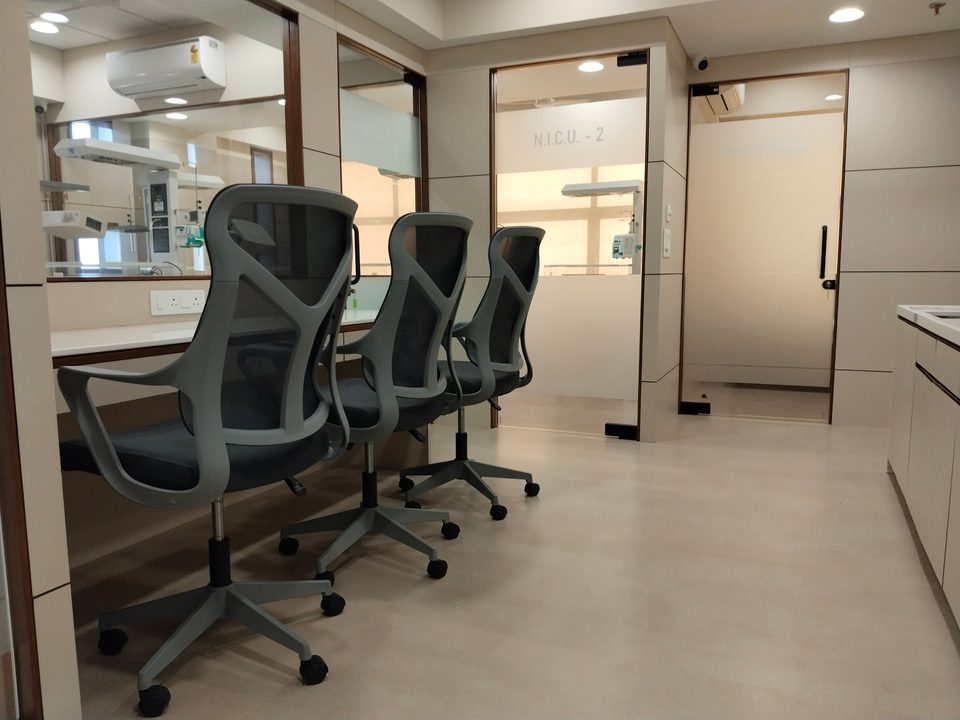 NICU entrance and adjacent area